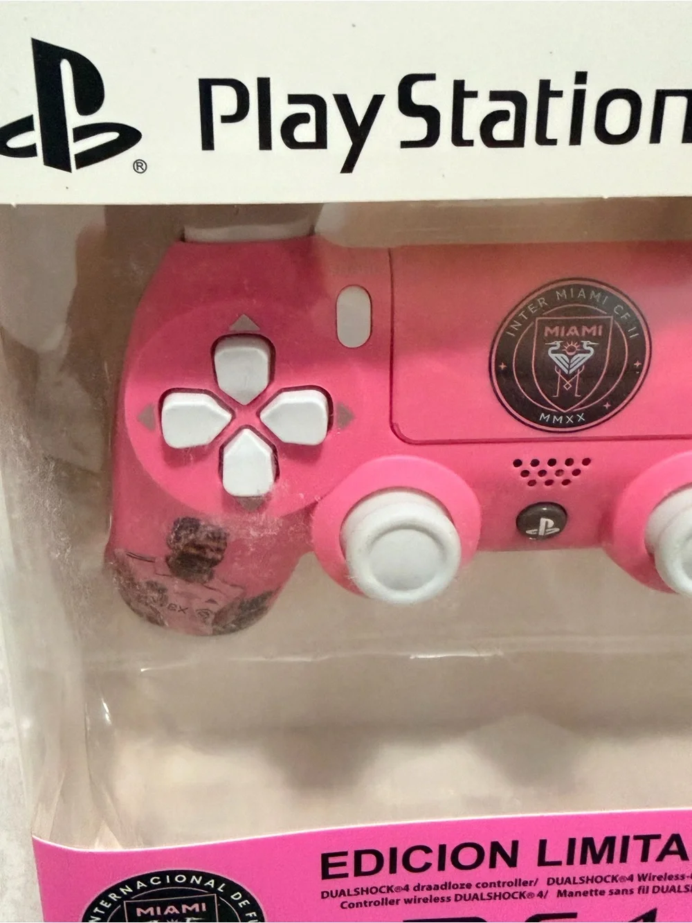Sony DualShock 4 Wireless Controller - Pink Miami Messi 10 Edition